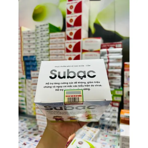 Cốm SUBẠC subac tăng cường sức đề kháng cho trẻ