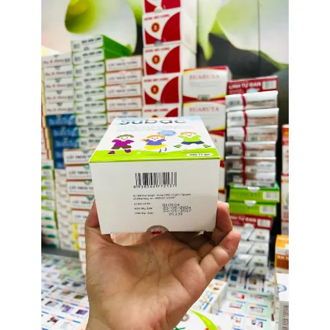 Cốm SUBẠC subac tăng cường sức đề kháng cho trẻ