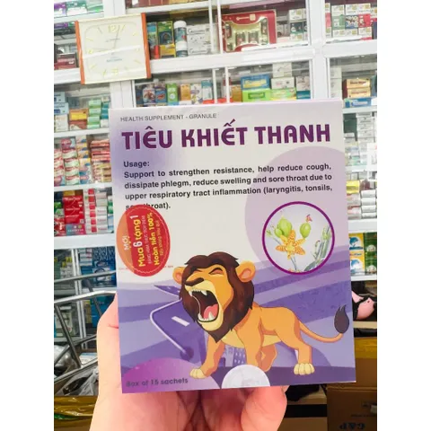 (CHÍNH HÃNG ) Cốm Tiêu Khiết Thanh - Ngăn ngừa và làm giảm triệuu chứngg viêm đường hô hấp (Hộp 15 gói)