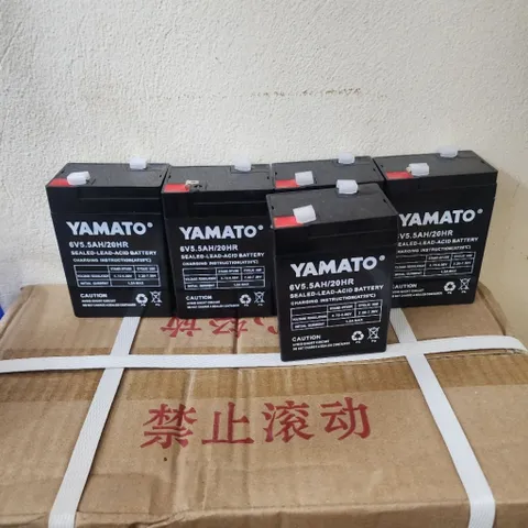 Bộ Nguồn sạc 6V5.5Ah YAMATO xe điện trẻ em, cân điện tử, quạt tích điện, xe đồ chơi trẻ em ngoài trời