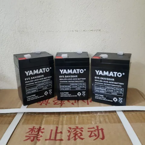 Bộ Nguồn sạc 6V5.5Ah YAMATO xe điện trẻ em, cân điện tử, quạt tích điện, xe đồ chơi trẻ em ngoài trời