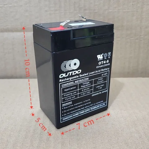 Sạc pin cân điện tử hệ 4V và 6V
