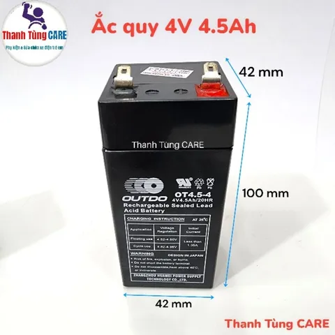 Sạc pin cân điện tử hệ 4V và 6V