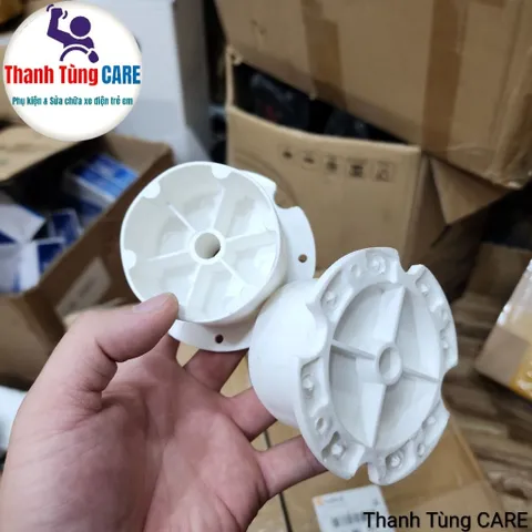 Khớp nhựa 6 hoa kết nối Bánh xe và Hộp số Ô tô - Xe máy điện trẻ em