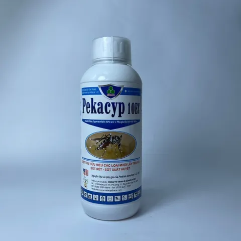 Thuốc diệt muỗi, côn trùng Pekacyp 10EC 1 lít - diệt côn trùng (chính hãng)