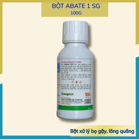 Abate 1SG- Bột Abate 1sg diệt bọ gậy, lăng quăng, muỗi- chai 100g