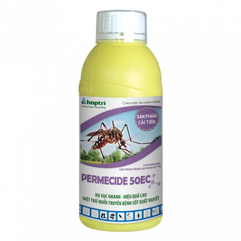 [Cải tiến] Permecide 50ec chai 1 lít, kiểm soát muỗi, bọ đậu đen & côn trùng, hạ gục nhanh, nhẹ mùi