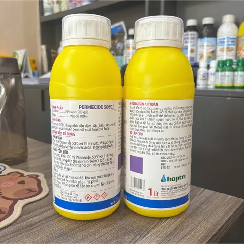 [Cải tiến] Permecide 50ec chai 1 lít, kiểm soát muỗi, bọ đậu đen & côn trùng, hạ gục nhanh, nhẹ mùi