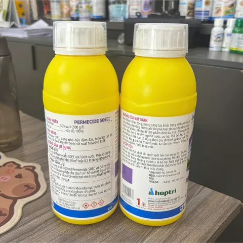 [Cải tiến] Permecide 50ec chai 1 lít, kiểm soát muỗi, bọ đậu đen & côn trùng, hạ gục nhanh, nhẹ mùi