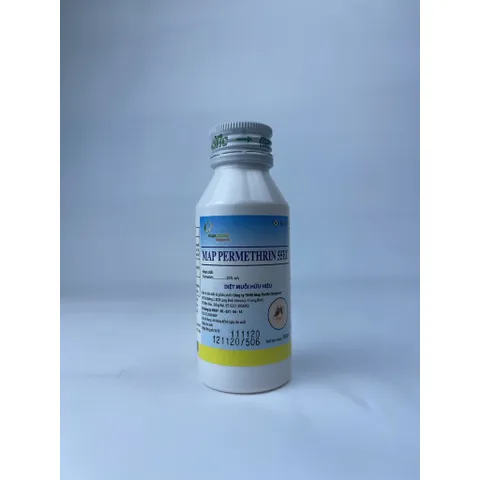Thuốc diệt muỗi, côn trùng Map Permethrin 55EC chai 100ml, chế phẩm diệt côn trùng, tẩm mùng màn