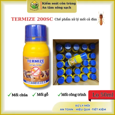 Combo 10 Termize 200sc 50ml – Giải pháp xử lý mối chúa và mối thợ hiệu quả- xử lý mối không mùi