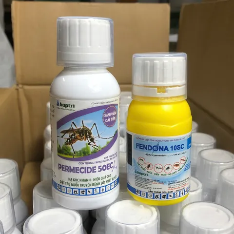 [Combo cải tiến] Fendona 10SC 50ml và Permecide 50EC 100ml diệt côn trùng, ruồi, muỗi,... tặng 2 bd