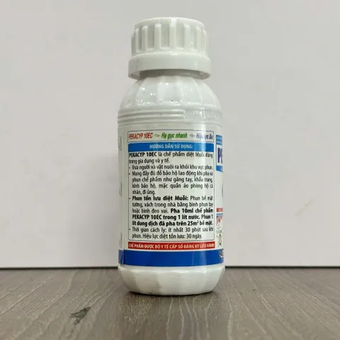 [10 lọ] Pekacyp 10ec chai dung tích 100ml, kiểm soát muỗi và côn trùng, cypermethrin 10%- nhẹ mùi