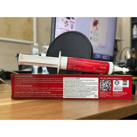 Combo xử lý kiến và gián: 1 tuýp zentek 35g thức ăn của gián Đức và 2 gói bột Thiapro 10g xử lý kiến