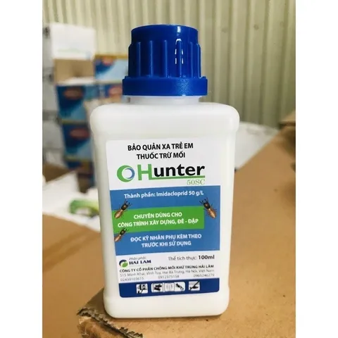 Thuốc trừ mối Hunter 500sc Phòng trừ mối hiệu quả cao, diệt mối không mùi sinh học, diệt mối chúa tận gốc chính hãng.