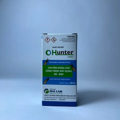 Thuốc trừ mối Hunter 500sc Phòng trừ mối hiệu quả cao, diệt mối không mùi sinh học, diệt mối chúa tận gốc chính hãng.