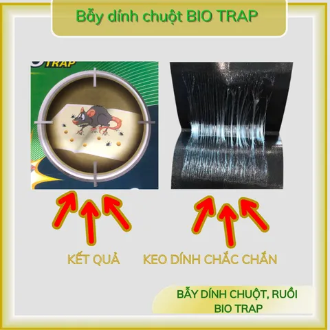 Keo dính chuột siêu dính - bẫy chuột dính - bẫy dính chuột, ruồi Bio Trap, siêu dínhh