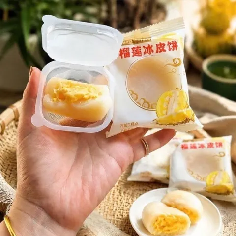 [Chính Hãng] Combo 10 Bánh Dẻo Lạnh Sầu Riêng 500g - Bánh Mochi Sầu Riêng Thơm Béo Ngậy, Đồ Ăn Vặt Nội Địa Trung Cao Cấp