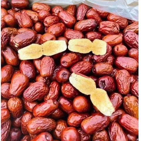 Táo Đỏ Tân Cương Nhược Khương Loại 1 Túi 1Kg - Táo Sấy Khô Nguyên Quả Cơm Dày Hạt Nhỏ Ngọt Tự Nhiên Nấu Chè, Pha Trà