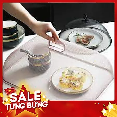 Lồng Bàn Lưới Kim Loại Chống Côn Trùng, Chụp Thức Ăn Thông Minh, Đồ Dùng Nhà Bếp Tiện Lợi 864924