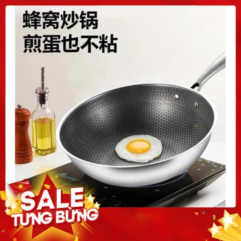 Chảo Tổ Ong Sâu Lòng Size 32cm Mẫu Mới - Tiện Lợi Cho Mọi Món Nấu 864985