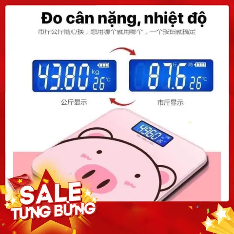 Cân điện tử hình heo tối đa 180kg 865023