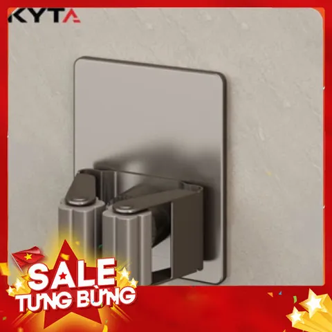 Móc Treo Chổi, Cây Lau Nhà Kyta - Kèm Keo Dán Cực Chắc, Tiện Lợi 865122