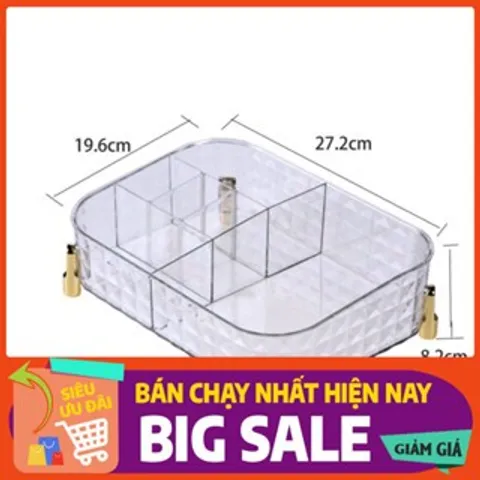 Kệ đựng đồ trang điểm nhiều ngăn đủ màu chất liệu nhựa 865203