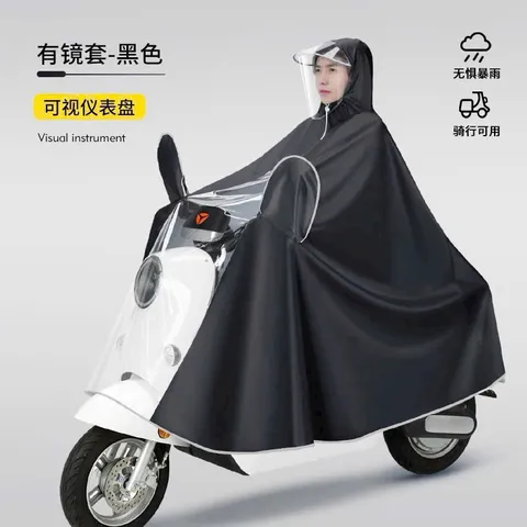 Áo Mưa Choàng Size To Đủ Màu - Chất Liệu Vải Dù Không Thấm Nước 865211