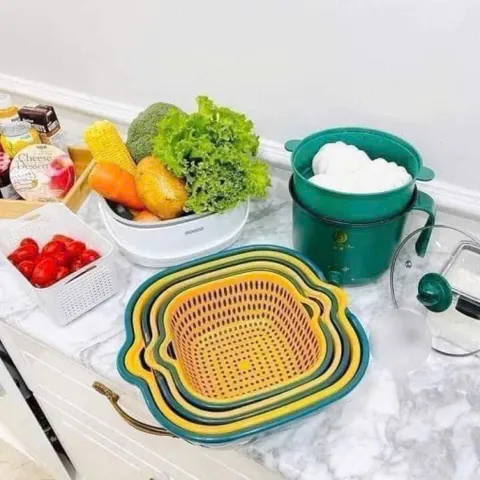 set 6 món rổ chậu nhựa đa năng – đủ size từ nhỏ đến lớn cho mọi gia đình 865645