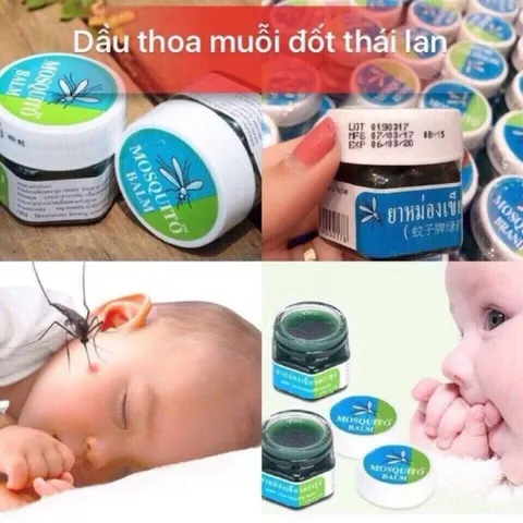 Kem bôi muỗi cho bé GreenBalm Mosquito Brand