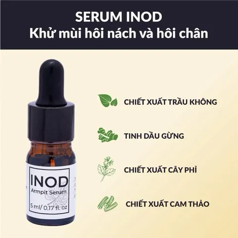 Serum inod hôi nách Huyền Phi 5ml khử mùi hôi chân hôi nách ngăn tiết mồ hôi nách hôi chân