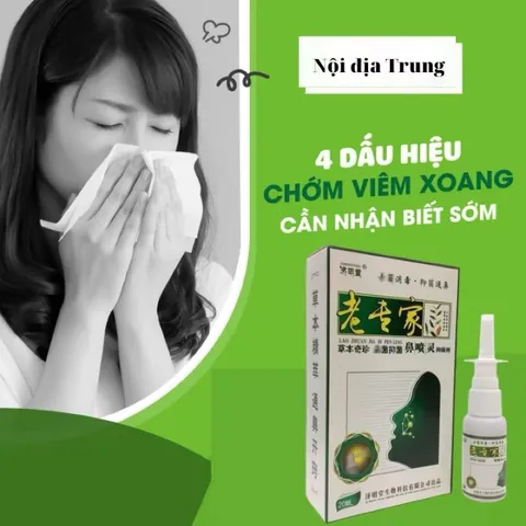 Xịt vệ sinh mũi sổ mũi, nghẹt mũi, xoang mũi JIMINGTANG 20ML