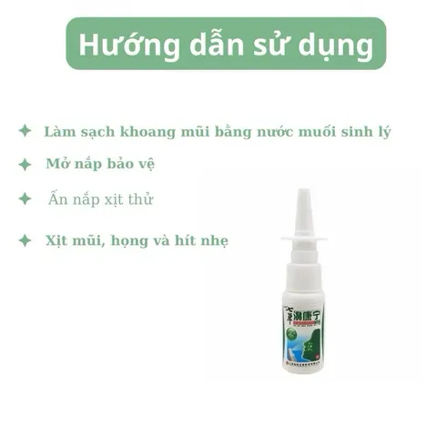 Xịt vệ sinh mũi sổ mũi, nghẹt mũi, xoang mũi JIMINGTANG 20ML