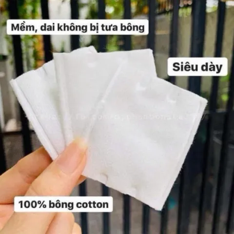 Combo nước tẩy trang Maycreate  300ml và bông tẩy trang Cottonpads 222 miếng