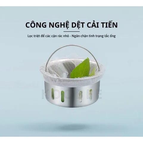 COMBO 100 TÚI LƯỚI LỌC RÁC THÔNG MINH HELFER CHO BỒN RỬA CHÉN BÁT