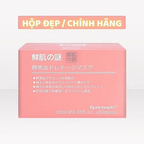 HỘP 50 MIẾNG MẶT NẠ NHAU THAI CỪU NHẬT BẢN