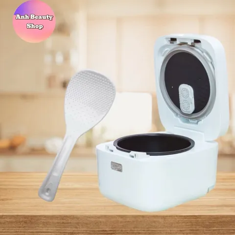 Combo 02 Muôi xới cơm sần chống dính nhựa cao cấp chịu nhiệt tốt, muôi cơm canh nhựa