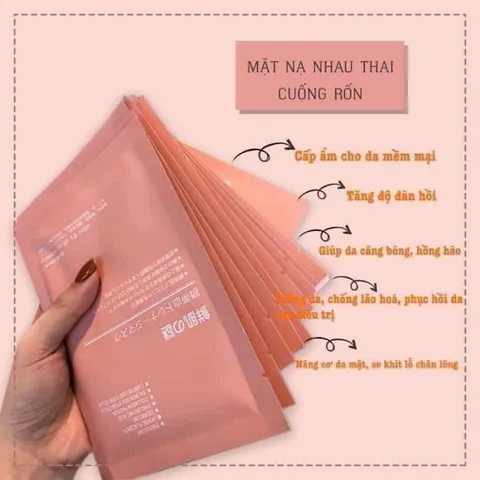 HỘP 50 MIẾNG MẶT NẠ NHAU THAI CỪU NHẬT BẢN
