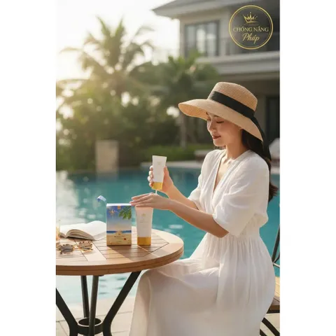 (Chính hãng) Kem chống nắng Pháp Cosmetic 60ml dạng sữa chua - SPF50+