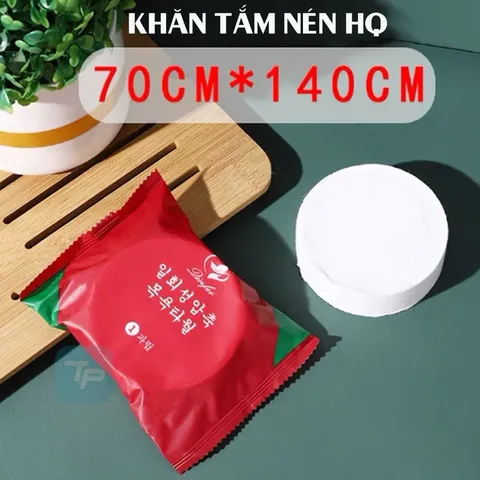 01 Khăn tắm nén du lịch hàn quốc 120*70cm