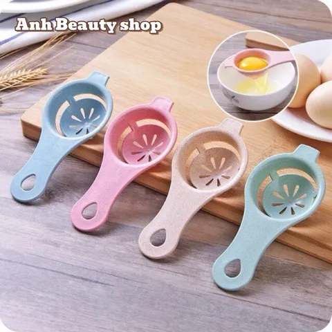 COMBO 5 Dụng Cụ Lọc Trứng Tách Lòng Đỏ Chất Liệu Nhựa Lúa Mạch Hàng Cao Cấp