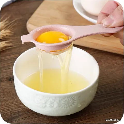 COMBO 5 Dụng Cụ Lọc Trứng Tách Lòng Đỏ Chất Liệu Nhựa Lúa Mạch Hàng Cao Cấp