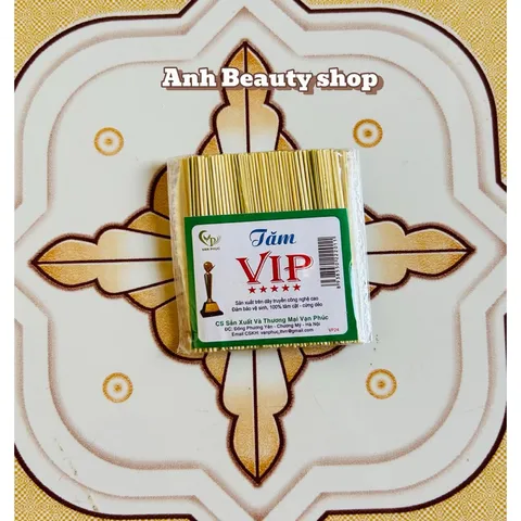 03 Gói Tăm Tre Việt Nam Xỉa Răng - tăm VIP (một gói gồm 5 vỉ)