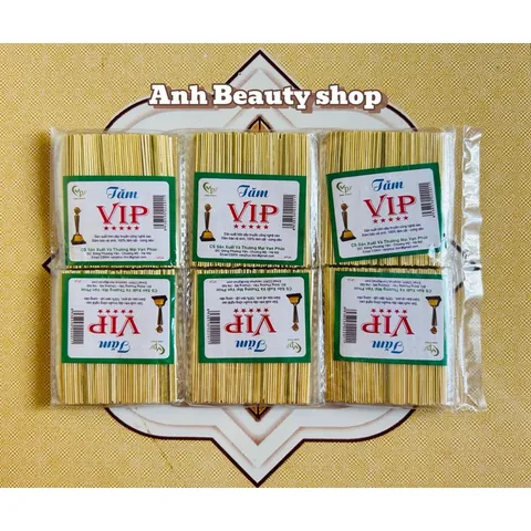 03 Gói Tăm Tre Việt Nam Xỉa Răng - tăm VIP (một gói gồm 5 vỉ)