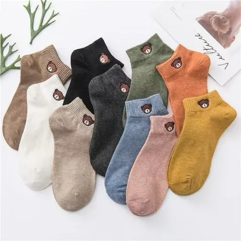 Set 10 đôi tất gấu xinh xịn mịn
