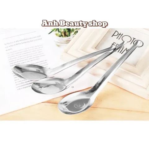 Combo 3 Thìa ăn phở, ăn súp, thìa ăn cơm inox tiện dụng