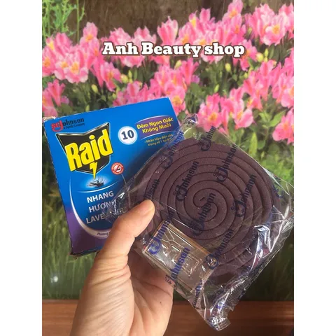 Set Nhang Diệt Muỗi Raid - Hương Thơm Đuổi Muỗi 100% - An Toàn Cho Người Sử Dụng