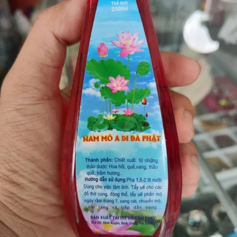 COMBO 3 chai [NƯỚC NGŨ VỊ], Đồ thờ cúng - Tẩy uế, Lau ban thờ, tắm tượng, động thổ (250ml/chai)