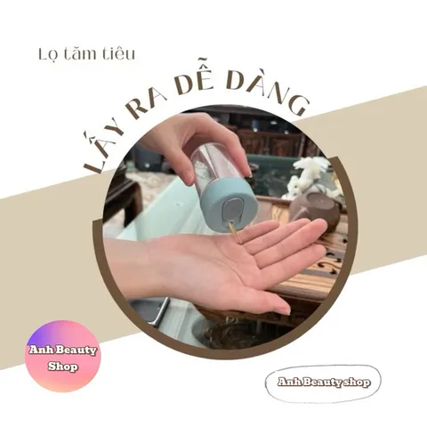 Lọ đựng tăm tiêu 2in1 Việt Nhật, hũ đựng gia vị đa năng màu sắc xinh xắn